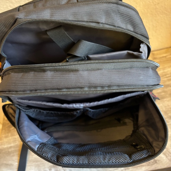 CODi Tri-Pak Nylon Laptop & School Backpack in Black Carry On - Picture 10 of 14